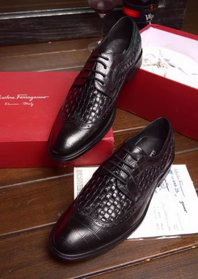 Salvatore Ferragamo Business Men Shoes--085